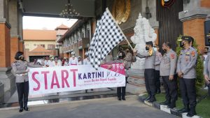 Kapolda lepas Gowes Kartini Kartini Polda Bali