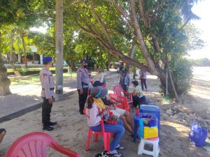 Antisipasi bencana alam Satgas Polair Aman Nusa II atensi Pantai Kuta