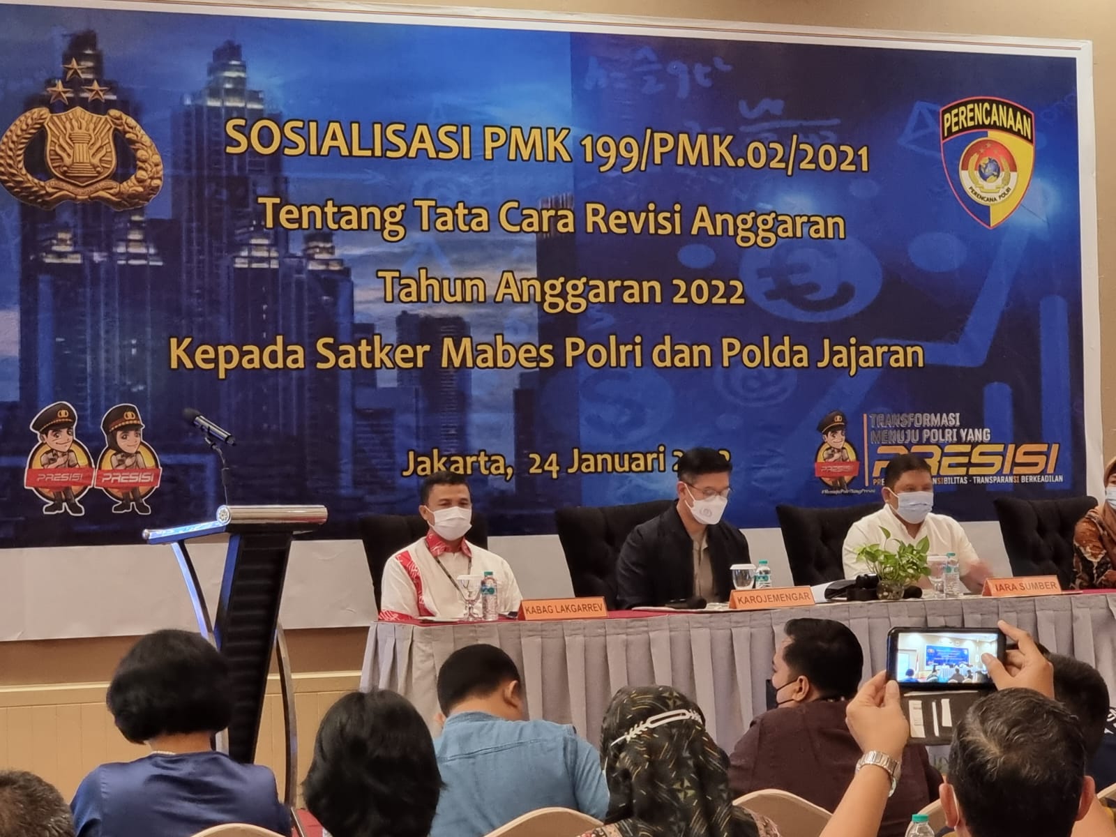 Biro Rena Polda Banten Ikuti Sosialisasi Tata Cara Revisi Anggaran Divisi Humas Polri 7097
