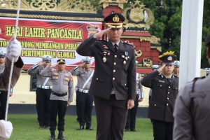 Wakapolres Pimpin Upacara Hari Lahir Pancasila 2023 di Polres Berau