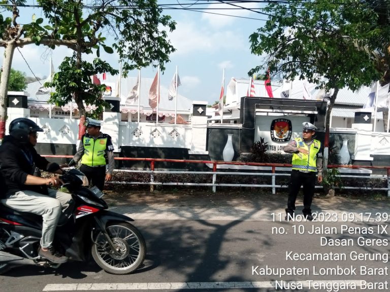 Polres Lombok Barat Perketat Pengamanan Lalu Lintas Jelang Pemilu Serentak 2024