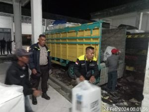 Logistik Pemilu Kecamatan Bandar Huluan Berhasil Dikawal ke KPUD Simalungun