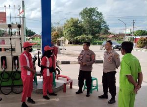 Cegah Kecurangan BBM, Polres Lampung Tengah dan Jajaran Lakukan Monitoring dan Pengecekan SPBU