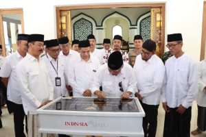 Kapolres Sumenep Hadiri Peresmian Masjid Baitul Arham Oleh Mentri PUPR-RI