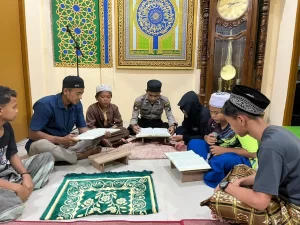 Tingkatkan Keimanan dan Ketakwaan, Personil Polsek Kuindra Giat Tadarus Al Quran