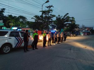 Patroli Subuh, Polres Tanjung Balai Ciptakan Kondusifitas Selama Bulan Suci Ramadhan