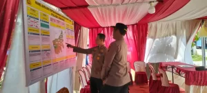 Peninjauan Dan Pengecekan Pos PAM Polsek Singingi Oleh Tim Supervisi Ops Tertib Ramadhan Lancang Kuning Tahun 2024 Polres Kuansing