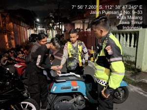Ramadhan Kondusif, Tim "Pos Onta" Malang Kota Amankan Puluhan Motor Balap Liar