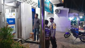 Anggota Polsek Puncu Giat Patroli Sambang di Perbankan 