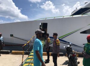 KPPP Polres MBD Optimis Wujudkan Stabilitas Kamtibmas Yang Kondusif di Pelabuhan Laut Kaiwatu