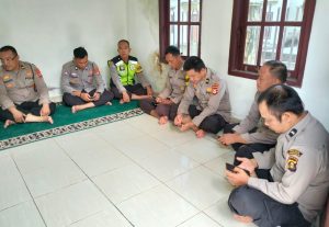 Polsek Prabumulih barat melaksanakan giat binrohtal dan doa bersama