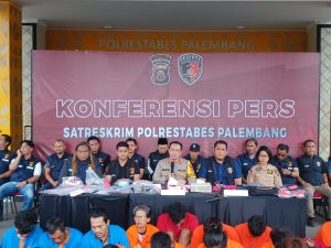 Polrestabes Palembang ungkap 110 tersangka kriminal dalam waktu 2 pekan