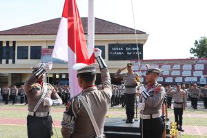 Kapolres Grobogan Pimpin Upacara Hari Kesadaran Nasional