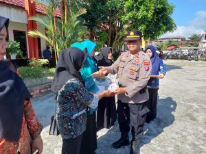 Polsek Samboja Hadiri Apel Gabungan Korpri Se-Kecamatan Samboja