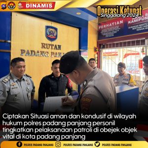 Polres Padang Panjang melaksanakan Patroli Dialogis demi Mewujudkan situasi aman dan kondusif. 
