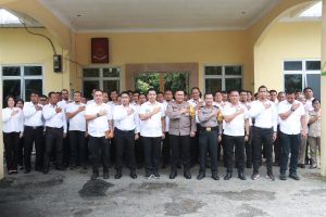 Beri Arahan Tingkatkan Soliditaa Antara Personel, Kapolres Simalungun Kunjungi Sat Reskrim Polres Simalungun