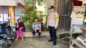 Brigpol Rudy Setiawan Sambangi Warga Kampung Suka Murya untuk Beri Imbauan Kamtibmas