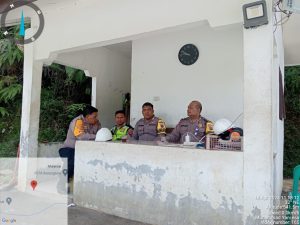 Bhabinkamtibmas Polsek Batangtoru Lakukan Sambang dan Monitoring Kamtibmas di Desa Marancar Godang dan PLTA PT. NSHE