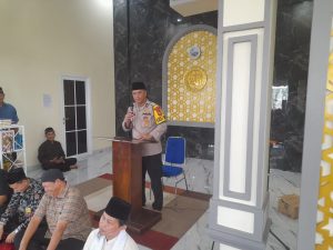 Kabag SDM Polres PALI Hadiri Acara Halal Bi Halal Majelis Taklim Se Kecamatan Talang Ubi