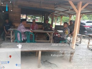 Kapolsek Padang Bolak Sambangi Masyarakat Desa Sampuran Simarloting, Hulu Sihapas