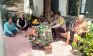 Bhabinkamtibmas Mojoroto Sosialisasi Operasi Katarak Gratis RS Bhayangkara Kediri