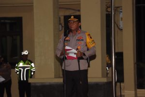 Kapolres Tanjung Balai Pimpin Apel Konsolidasi Pasca Operasi Kepolisian Terpusat "Ketupat Toba 2024".