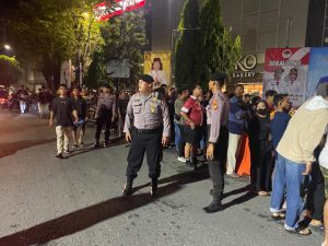 Pastikan Aman, Polres Bontang Gelar Pengamanan Nobar Semi Final Piala Asia U-23