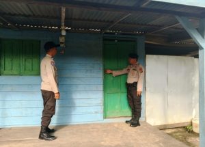Libur Idul Fitri 1445 H, Polisi Pangkalan Lesung Patroli Rumah Kosong