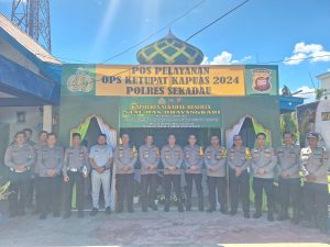 Tim Supervisi Polda Kalbar Cek Pos Pelayanan Ops Ketupat Kapuas 2024 di Polres Sekadau