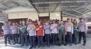 Bangun Sinergitas &amp; Soliditas, Polsek Nusaniwe Gelar Apel Bersama TNI-POLRI