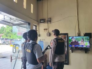 Antisipasi Dari Gangguan, Polsek Bandar Sei Kijang Siap Siaga di Mako