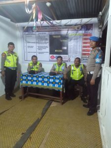 Polsek Tiga Balata Tingkatkan Pengamanan Pasca Operasi Ketupat Toba di Simpang Bah Sampuran