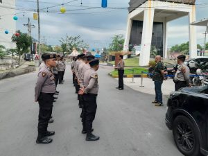 Polsek Medan Helvetia Pengamanan Kegiatan Tamasya Lebaran 2024 Di PRSU Medan