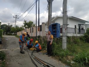 Pencurian Trafo Gardu PLN di Nagori Karang Sari, Polsek Bangun Gelar Sosialisasi Kamtibmas
