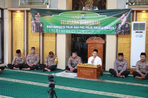 Hikmah dan Pelajaran Di Bulan Ramadhan, Binrohtal Anggota Polres Jember 