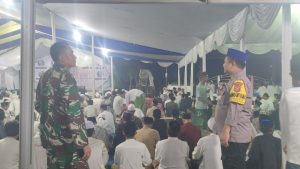 Bhabinkamtibmas Polsek Cibeber Polres Cilegon Menghadiri Haul Akbar Syekh KH Ahmad Suhari Cibeber