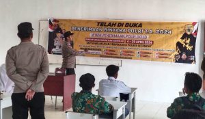 Jaring Animo Pelajar, Bhabinkmatibmas Polsek Simpang Jernih Sosialisasi Penerimaan Polri