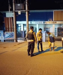 Polsek Tanjung Lubuk Gelar Razia dan Patroli Malam