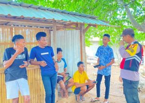 Bhabinkamtibmas Desa Mahuan Tekankan Partisipasi Warga Pelihara Kondusifitas Kamtibmas