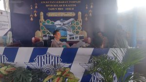 Wujudkan Rasa Aman,Personel Polsek Samarinda Seberang Bersiaga di Pos Pam Lebaran 2024.