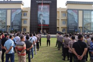 Kapolresta Surakarta Apresiasi Kinerja Anggota Selama Operasi Ketupat Candi 2024