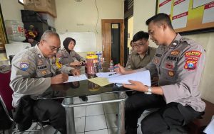 Kanit Bhabinkamtibmas Polresta Malang Kota Pimpin Supervisi Binmas Polsek Blimbing