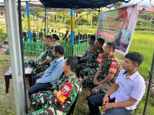 Sinergitas TNI-POLRI, Babinsa - Bhabinkamtibmas bersama warga hadiri pelatihan Ketahanan pangan