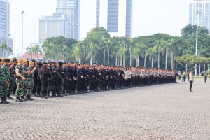 TNI - POLRI Terjunkan 2.713 Personil Gabungan, Siap Amankan Aksi Unjuk Rasa