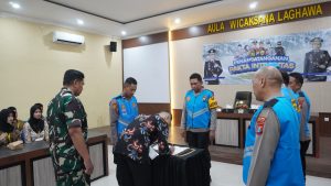 Polres Bangkalan Gelar Penandatanganan Pakta Integritas dan Pengambilan Sumpah Penerimaan Calon Akpol