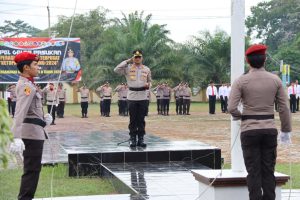 Polres Belitung Timur Laksanakan Upacara Hari Kesadaran Nasional (HKN) Bulan April 2024