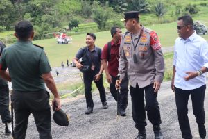 Polres Mamasa Laksanakan Pengamanan Rangakaian Kunjungan Kerja Presiden RI di Mamasa