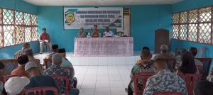 Bhabinkamtibmas Desa  Hatawano Hadiri Pembinaan Kewaspadaan Dini Masyarakat Dan Pengamanan Konflik Sosial Jelang Pemilu