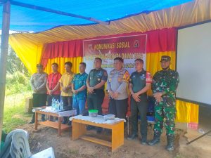 Kapolsek Sumarorong Hadiri Komunukasi Sosial di Dusun Rantekamase Kec. Sumarorong Kab. Mamasa