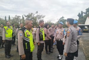 Unit Provos Polsek Prabumulih Barat melaksanakan kegiatan Gaktiplin